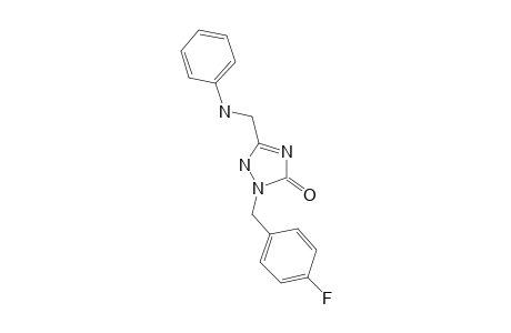 2-[(4-Fluorophenyl)methyl]-5-[(phenylamino)methyl]-1H-1,2,4-triazol-3-one