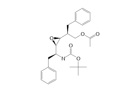 (2S,3S,4S,5S)-2-BENZYL-5-((TERT.-BUTOXYCARBONYL)-AMINO)-3,4-EPOXY-6-PHENYLHEXYL-ACETATE