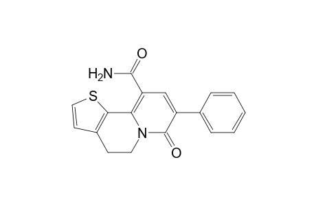7-keto-8-phenyl-4,5-dihydrothieno[2,3-a]quinolizine-10-carboxamide