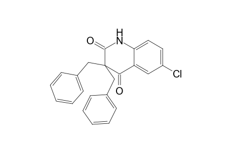3,3-Dibenzyl-6-chloro-1H-quinoline-2,4-dione