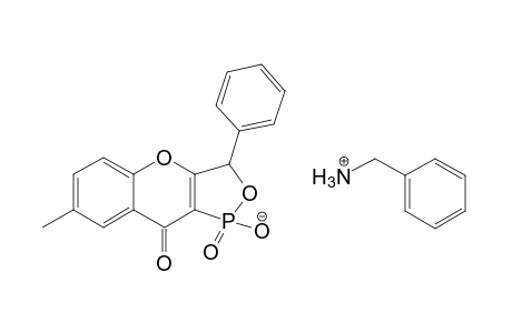 1-Hydroxy-7-methyl-1-oxo-3-phenyl-1,3-dihydro-1.lambda.5-2,1-oxaphospholo[4,5-b]-4H-benzopyran-4-one benzylammonium salt