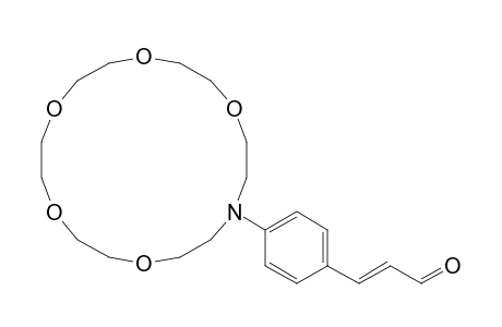 3-[4'-(4",7",10",13",16"-Pentaoxa-1"-azacyclooctadecyl)phenyl]propen-2-al