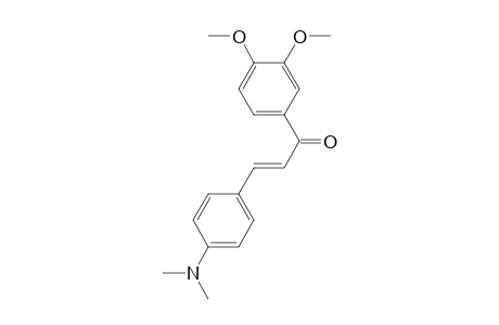 (E)-1-(3,4-dimethoxyphenyl)-3-(4-dimethylaminophenyl)prop-2-en-1-one