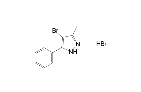 4-bromo-3-methyl-5-phenylpyrazole, monohydrobromide