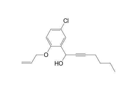 1-(2-Allyloxy-5-chlorophenyl)-hept-2-yn-1-ol