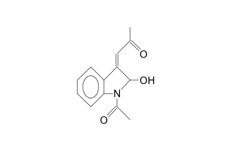 (Z)-3-Acetonylidene-3-acetyl-2-hydroxy-2,3-dihydro-indole