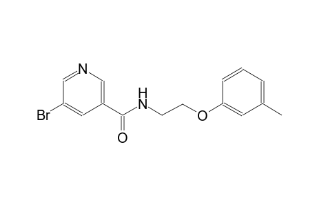 5-Bromo-N-[2-(3-methylphenoxy)ethyl]nicotinamide