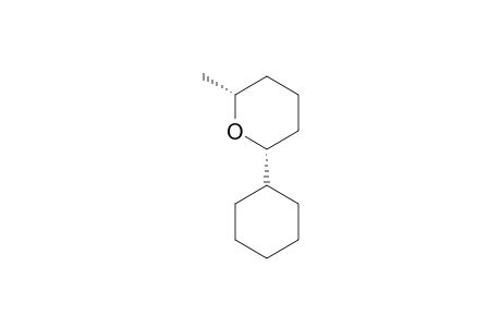 cis-2-Cyclohexyl-6-methyltetrahydropyran