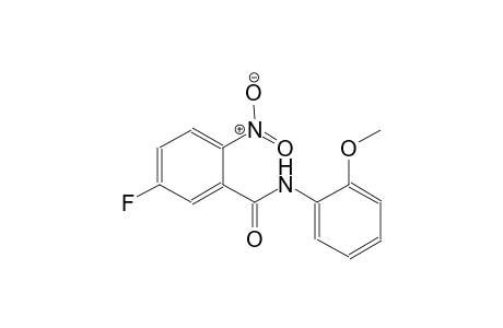 5-fluoro-N-(2-methoxyphenyl)-2-nitrobenzamide