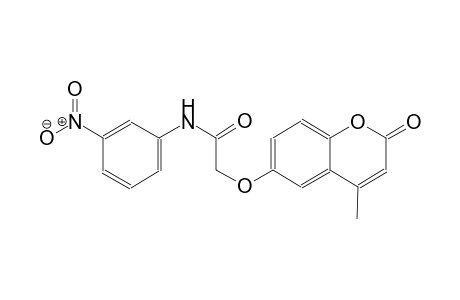 2-[(4-methyl-2-oxo-2H-chromen-6-yl)oxy]-N-(3-nitrophenyl)acetamide