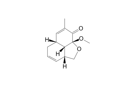 (2aR*,5aR*,8aR*,8bS*)-8a-Methoxy-7-methyl-2a,5,5a,8,8a,8b-hexahydro-2H-benzo[cd]isobenzofuran-8-one
