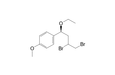 1-[(1S)-3,4-dibromo-1-ethoxy-butyl]-4-methoxy-benzene