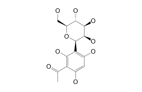 4-ACETYL-1,3,5-TRIHYDROXY-2-C-(BETA-D-MANNOPYRANOSYL)-BENZENE