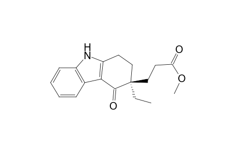 3-[(3S)-3-ethyl-4-keto-2,9-dihydro-1H-carbazol-3-yl]propionic acid methyl ester