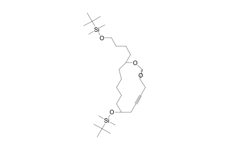 8-([tert-Butyl(dimethyl)silyl]oxy)-14-(4-([tert-butyl(dimethyl)silyl]oxy)butyl)oxacyclotetradec-5-yn-2-one