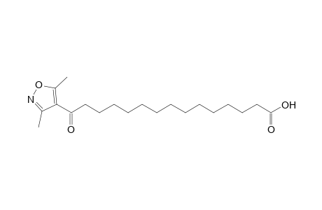 15-(3',5'-Dimethylisoxazol-4'-yl)-15-oxopentadecanoic acid