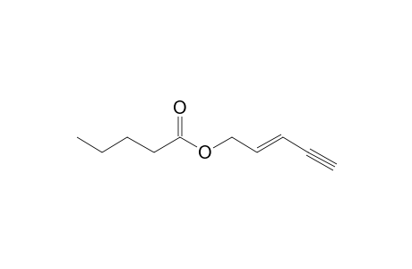 Valeric acid, pent-2-en-4-ynyl ester