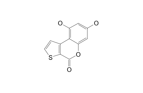 7,9-DIHYDROXY-4H-THIENO-[2,3-C]-CHROMEN-4-ONE