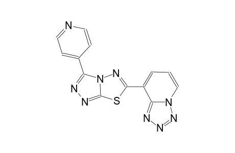 tetrazolo[1,5-a]pyridine, 8-[3-(4-pyridinyl)[1,2,4]triazolo[3,4-b][1,3,4]thiadiazol-6-yl]-