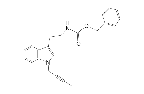 N-[2-(1-but-2-ynylindol-3-yl)ethyl]carbamic acid benzyl ester