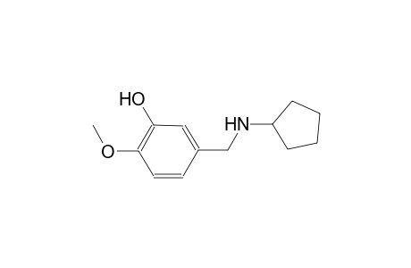 5-[(Cyclopentylamino)methyl]-2-methoxyphenol