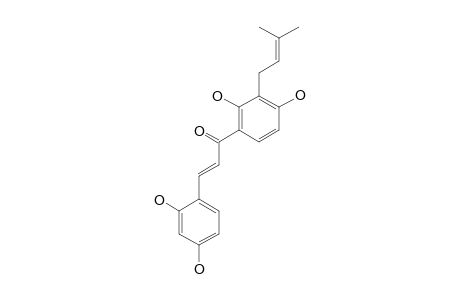 ISOCORDION;3-C-PRENYL-2',4'-DIHYDROXYCHALCONE