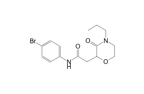 N-(4-bromophenyl)-2-(3-oxo-4-propyl-2-morpholinyl)acetamide