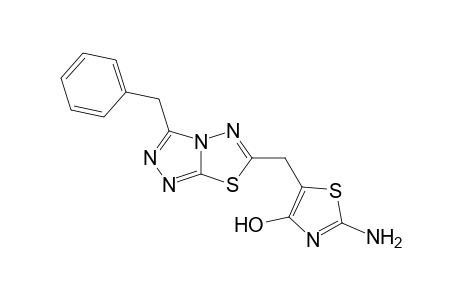 2-Amino-5-[(3-benzyl[1,2,4]triazolo[3,4-b][1,3,4]thiadiazol-6-yl)methyl]-1,3-thiazol-4-ol