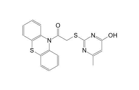4-pyrimidinol, 6-methyl-2-[[2-oxo-2-(10H-phenothiazin-10-yl)ethyl]thio]-