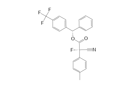 (S)-(4-TRIFLUOROMETHYLPHENYL)-PHENYLMETHYL-(S)-2-CYANO-2-FLUORO-2-(4-METHYLPHENYL)-ACETATE