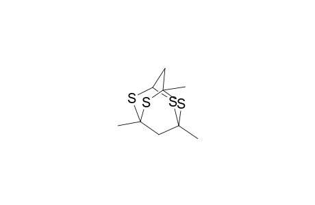2,4,6,8-Tetrathiatricyclo[3.3.1.1(3,7)]decane, 1,3,5-trimethyl-