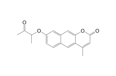 4-Methyl-8-[(2'-oxobutan-3'-yl)oxy]naphtho[2,3-b]pyran-2-one