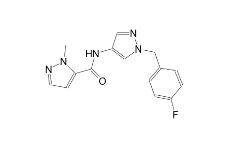 N-[1-(4-fluorobenzyl)-1H-pyrazol-4-yl]-1-methyl-1H-pyrazole-5-carboxamide