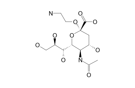 2-AMINOETHYL-5-ACETAMIDO-3,5-DIDEOXY-D-GLYCERO-ALPHA-D-GALACTO-2-NONULOPYRANOSIDONIC-ACID