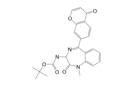 (1-METHYL-5-(7-CHROMANOYL)-2-OXO-2,3,4,5-TETRAHYDRO-1H-BENZO-[E]-[1,4]-DIAZEPIN-3-YL)-CARBAMIC-ACID-TERT.-BUTYLESTER