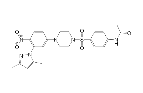 acetamide, N-[4-[[4-[3-(3,5-dimethyl-1H-pyrazol-1-yl)-4-nitrophenyl]-1-piperazinyl]sulfonyl]phenyl]-
