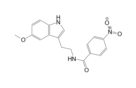 N-[2-(5-methoxy-1H-indol-3-yl)ethyl]-4-nitrobenzamide