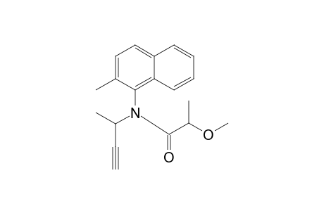 Propanamide, 2-methoxy-N-(2-methyl-1-naphthalenyl)-N-(1-methyl-2-propynyl)-