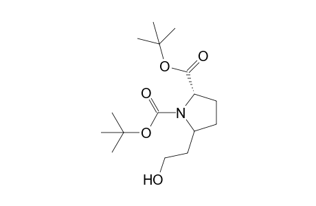 (2S,5R/S)-1-(tert-Butoxycarbonyl)-5-(2-hydroxyethyl)pyrrolidine-2-carboxylic acid tert-butyl ester