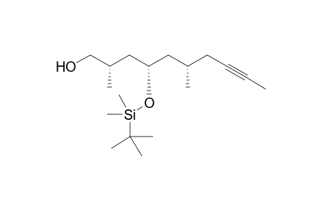 (2S,4S,6S)-4-((tert-Butyldimethylsilyl)oxy)-2,6-dimethyldec-8-yn-1-ol
