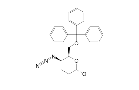 METHYL-4-AZIDO-6-O-TRIPHENYLMETHYL-2,3-DIDEOXY-D-THREO-HEXOPYRANOSIDE