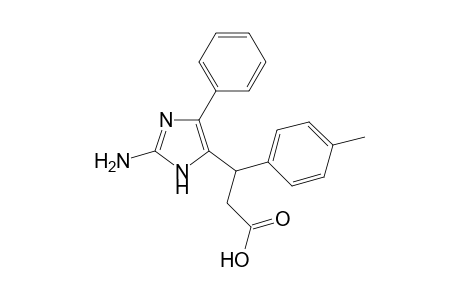 3-(2-Amino-4-phenyl-1H-imidazol-5-yl)-3-(p-tolyl)propanoic acid