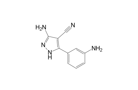 3-Amino-5-(3-aminophenyl)-1H-pyrazole-4-carbonitrile