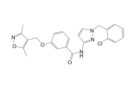 benzamide, N-[1-[(2-chlorophenyl)methyl]-1H-pyrazol-3-yl]-3-[(3,5-dimethyl-4-isoxazolyl)methoxy]-
