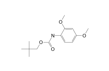 Carbonic acid, monoamide, N-(2,4-dimethoxyphenyl)-, neopentyl ester