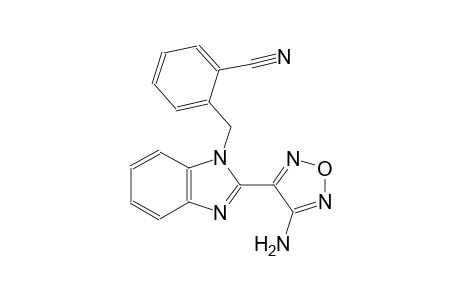 2-([2-(4-Amino-1,2,5-oxadiazol-3-yl)-1H-benzimidazol-1-yl]methyl)benzonitrile