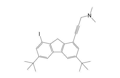 1-(Dimethylaminomethylethynyl)-8-iodo-3,6-di(tert-butyl)fluorene