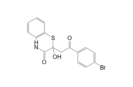 2-[2-(4-bromophenyl)-2-oxoethyl]-2-hydroxy-2H-1,4-benzothiazin-3(4H)-one