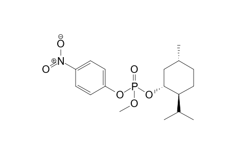 (1R,2S,5R)-2-isopropyl-5-methylcyclohexyl methyl 4-nitrophenyl phosphate