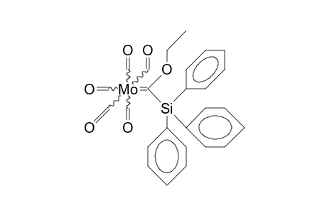 Pentacarbonyl(ethoxy(tripenylsilyl)carbene)molybdenum